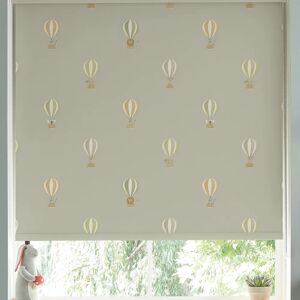 Sophie Allport Bears And Balloons Made To Measure Blackout Roller Blind Mint Grey
