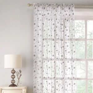 Terrys Fabrics Belle Single Slot Top Voile Panel Grey