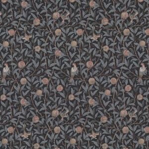 William Morris Birds & Pomegranate Outdoor Fabric Anthracite