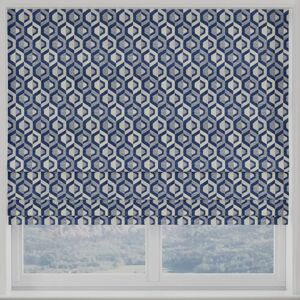 Terrys Fabrics Gusta Made To Measure Roman Blind Navy