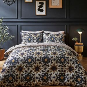 Matthew Williamson Riad Stars Duvet Cover Bedding Set Black Gold