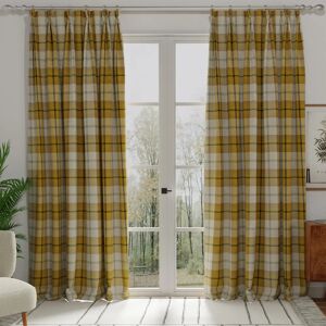 Terrys Fabrics Balmoral Made To Measure Curtains Ochre