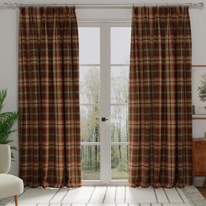 Terrys Fabrics Balmoral Made To Measure Curtains Rosso