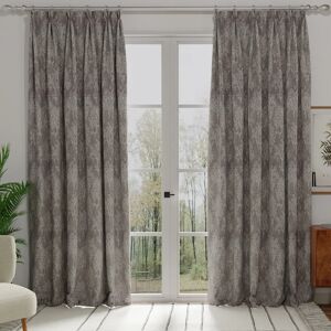 Terrys Fabrics Chantilly Made To Measure Curtains Grey