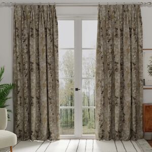 Terrys Fabrics Laverne Made To Measure Curtains Grey