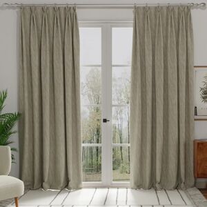 Terrys Fabrics Linear Made To Measure Curtains Natural