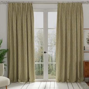 Terrys Fabrics Linear Made To Measure Curtains Ochre
