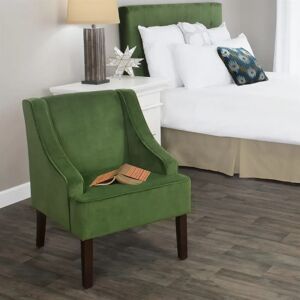 Terrys Fabrics Savoy Velvet Armchair Dark Green