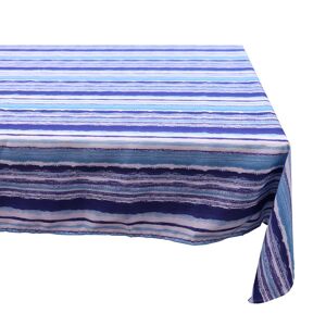 Terrys Fabrics Stripe Water Resistant Outdoor Tablecloth Blue