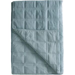 Gallery Quilted Cotton 240cm x 260cm Bedspread Duckegg