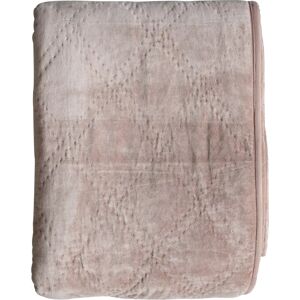 Gallery Quilted Cotton 240cm x 260cm Bedspread Blush