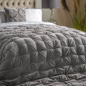 Gallery Opulent Velvet 220cm x 240cm Bedspread Neutral