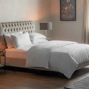 Gallery Lace 500 Thread Count Duvet Cover Bedding Set White