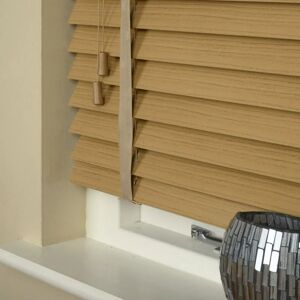 Terrys Fabrics 50mm Wood Essence Blind Desert Oak Pine With 38mm Tapes