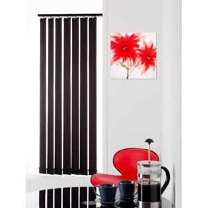 Terrys Fabrics Ready Made Black Vertical Blinds 94 drop Black