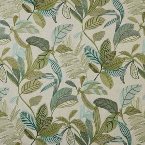 Terrys Fabrics iLiv Antigua Embroidered Fabric Pistachio