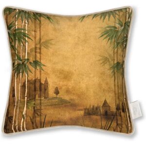 The Chateau by Angel Strawbridge Bamboo Folly Filled Cushion 43cm x 43cm Ochre