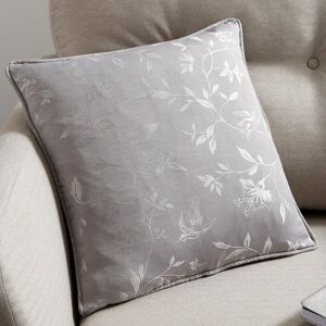 Terrys Fabrics Bird Trail Filled Cushion 43cm x 43cm Grey