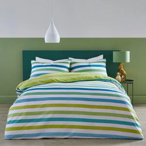 Terrys Fabrics Fusion Carlson Stripe Duvet Cover Bedding Set Green