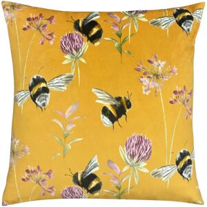 Terrys Fabrics Country Bee Garden Filled Cushion 43cm x 43cm Honey