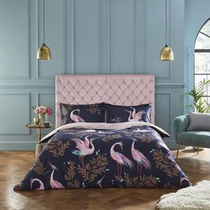 Sara Miller Dancing Cranes Duvet Cover Bedding Set Midnight