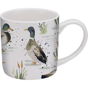 Ulster Weavers Farmhouse Ducks Mug New Bone China Sage