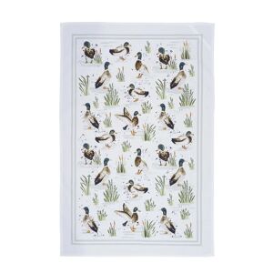 Ulster Weavers Farmhouse Ducks Tea Towel Sage