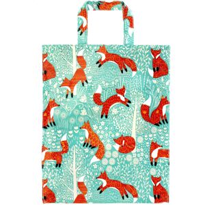 Ulster Weavers Foraging Fox PVC Bag Medium Blue