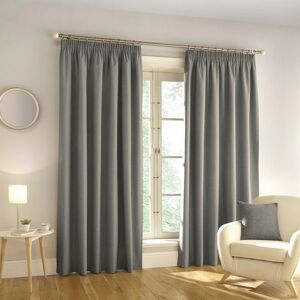 Terrys Fabrics Harvard Ready Made Blackout Curtains Grey