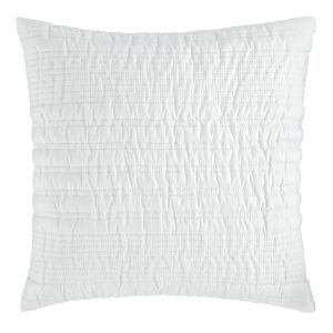 Catherine Lansfield Lennon Stripe Filled Cushion 45cm x 45cm White