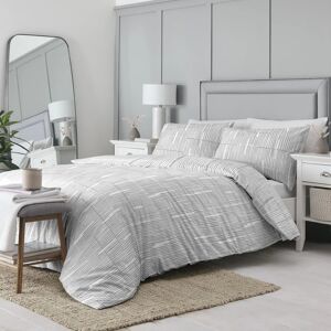 Terrys Fabrics Drift Home Linear Duvet Cover Bedding Set Grey