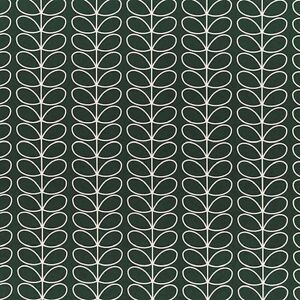 Orla Kiely Linear Stem Fabric Evergreen