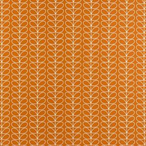 Orla Kiely Linear Stem Fabric Papaya