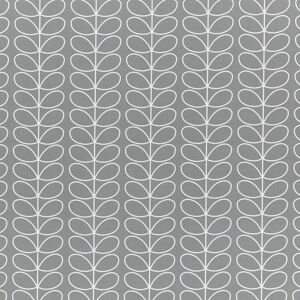 Orla Kiely - Linear Stem Fabric Silver