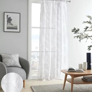 Terrys Fabrics Matteo Ready Made Slot Top Voile Panel Grey