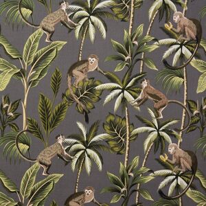 Terrys Fabrics Monkey Fabric Grey