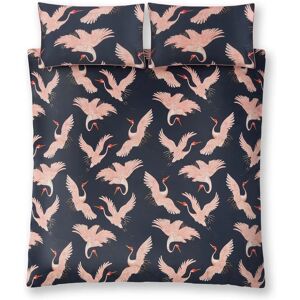 Paloma Faith Paloma Home Oriental Birds Duvet Cover Bedding Set Navy