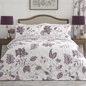 Terrys Fabrics Dreams & Drapes Samira 200cm x 230cm Bedspread Plum