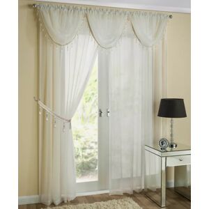 Terrys Fabrics Crystal Voile Panel Cream