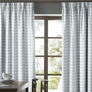 Orla Kiely Scribble Stem Curtains Grey