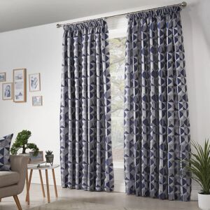 Terrys Fabrics Skandi Ready Made Curtains Navy