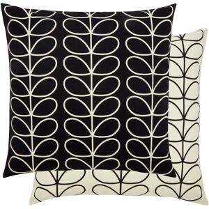 Orla Kiely Small Linear Stem Filled Cushion 50cm x 50cm Monochrome