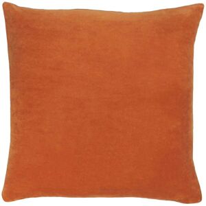 Terrys Fabrics Solo Velvet Filled Cushion 45cm x 45cm Orange