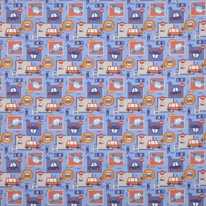 Terrys Fabrics Speed Fabric Bleu