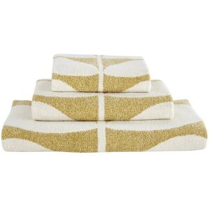 Orla Kiely Sunflower Towels Dark Dandelion