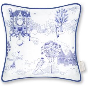 The Chateau by Angel Strawbridge Toile Filled Cushion 43cm x 43cm Bleu