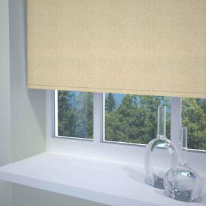 Terrys Fabrics Textured Linen Ready Made Daylight Roller Blind Natural