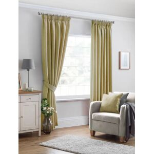 Terrys Fabrics Versailles Ready Made Lined Curtains Ochre