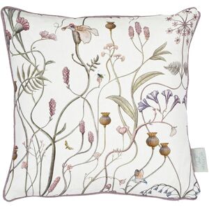 The Chateau by Angel Strawbridge Wildflower Garden Filled Cushion Whisper White