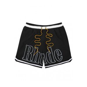 RHUDE Basketball Swim Shorts Black - Men - Black